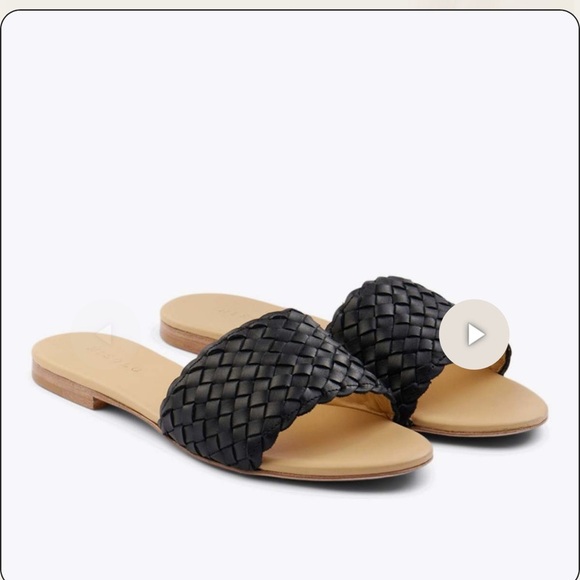 Nisolo Black Woven Sandals - Picture 2 of 10